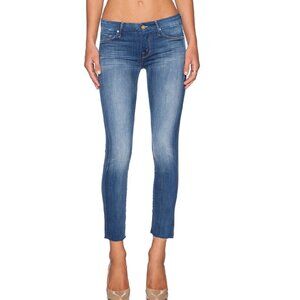 MOTHER The Looker Ankle Fray Jeans in Wicked Games Size 27